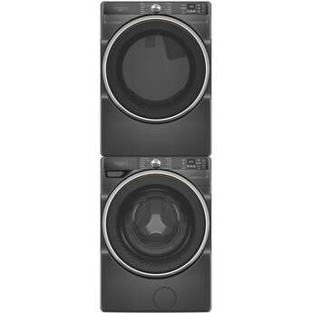 Whirlpool 27 Inch Smart Gas Dryer with 7.4 cu ft Capacity, Wrinkle Shield™, AI Intelligent Dry, Quick Wash & Dry, Sanitize Cycle, Air Dry Cycle, Whirlpool® App, Cycle Notification, Voice Control, Family Share and ENERGY STAR® Certified: Black — thumbnail 27
