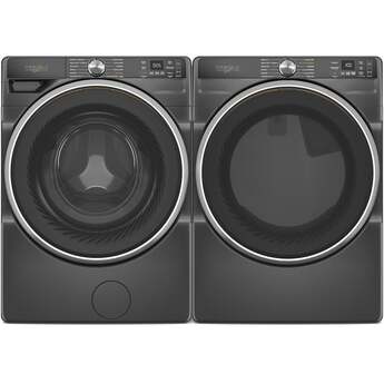 Whirlpool 27 Inch Smart Gas Dryer with 7.4 cu ft Capacity, Wrinkle Shield™, AI Intelligent Dry, Quick Wash & Dry, Sanitize Cycle, Air Dry Cycle, Whirlpool® App, Cycle Notification, Voice Control, Family Share and ENERGY STAR® Certified: Black — thumbnail 29