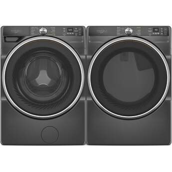 Whirlpool 27 Inch Smart Gas Dryer with 7.4 cu ft Capacity, Wrinkle Shield™, AI Intelligent Dry, Quick Wash & Dry, Sanitize Cycle, Air Dry Cycle, Whirlpool® App, Cycle Notification, Voice Control, Family Share and ENERGY STAR® Certified: Black — thumbnail 32