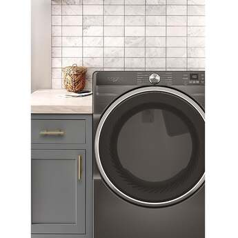 Whirlpool 27 Inch Smart Gas Dryer with 7.4 cu ft Capacity, Wrinkle Shield™, AI Intelligent Dry, Quick Wash & Dry, Sanitize Cycle, Air Dry Cycle, Whirlpool® App, Cycle Notification, Voice Control, Family Share and ENERGY STAR® Certified: Black — thumbnail 43