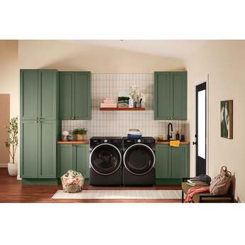 Whirlpool 27 Inch Smart Gas Dryer with 7.4 cu ft Capacity, Wrinkle Shield™, AI Intelligent Dry, Quick Wash & Dry, Sanitize Cycle, Air Dry Cycle, Whirlpool® App, Cycle Notification, Voice Control, Family Share and ENERGY STAR® Certified: Black — thumbnail 5