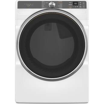 Whirlpool 27 Inch Smart Gas Dryer with 7.4 cu ft Capacity, Wrinkle Shield™, AI Intelligent Dry, Quick Wash & Dry, Sanitize Cycle, Air Dry Cycle, Whirlpool® App, Cycle Notification, Voice Control, Family Share and ENERGY STAR® Certified: White — thumbnail 11