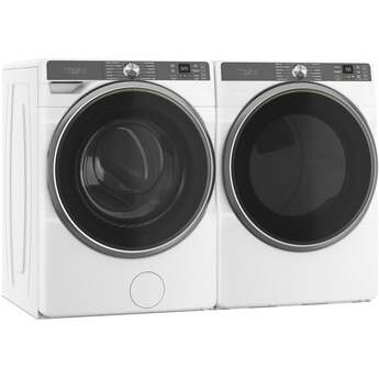 Whirlpool 27 Inch Smart Gas Dryer with 7.4 cu ft Capacity, Wrinkle Shield™, AI Intelligent Dry, Quick Wash & Dry, Sanitize Cycle, Air Dry Cycle, Whirlpool® App, Cycle Notification, Voice Control, Family Share and ENERGY STAR® Certified: White — thumbnail 18