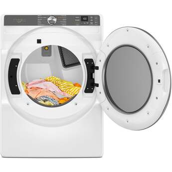 Whirlpool 27 Inch Smart Gas Dryer with 7.4 cu ft Capacity, Wrinkle Shield™, AI Intelligent Dry, Quick Wash & Dry, Sanitize Cycle, Air Dry Cycle, Whirlpool® App, Cycle Notification, Voice Control, Family Share and ENERGY STAR® Certified: White — thumbnail 24