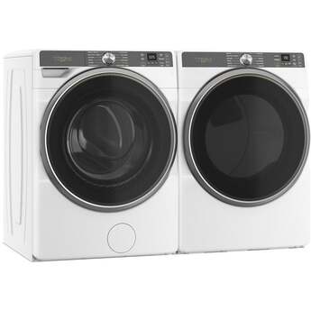 Whirlpool 27 Inch Smart Gas Dryer with 7.4 cu ft Capacity, Wrinkle Shield™, AI Intelligent Dry, Quick Wash & Dry, Sanitize Cycle, Air Dry Cycle, Whirlpool® App, Cycle Notification, Voice Control, Family Share and ENERGY STAR® Certified: White — thumbnail 31