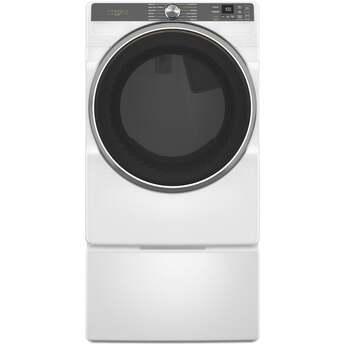 Whirlpool 27 Inch Smart Gas Dryer with 7.4 cu ft Capacity, Wrinkle Shield™, AI Intelligent Dry, Quick Wash & Dry, Sanitize Cycle, Air Dry Cycle, Whirlpool® App, Cycle Notification, Voice Control, Family Share and ENERGY STAR® Certified: White — thumbnail 40
