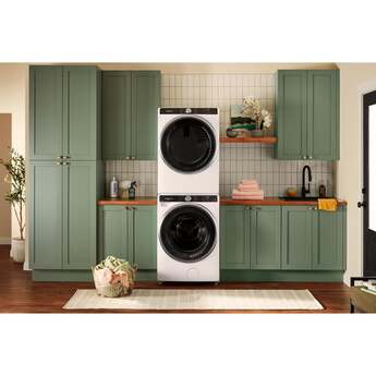 Whirlpool 27 Inch Smart Gas Dryer with 7.4 cu ft Capacity, Wrinkle Shield™, AI Intelligent Dry, Quick Wash & Dry, Sanitize Cycle, Air Dry Cycle, Whirlpool® App, Cycle Notification, Voice Control, Family Share and ENERGY STAR® Certified: White — thumbnail 6