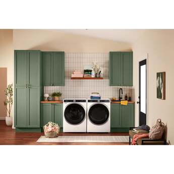 Whirlpool 27 Inch Smart Gas Dryer with 7.4 cu ft Capacity, Wrinkle Shield™, AI Intelligent Dry, Quick Wash & Dry, Sanitize Cycle, Air Dry Cycle, Whirlpool® App, Cycle Notification, Voice Control, Family Share and ENERGY STAR® Certified: White — thumbnail 8