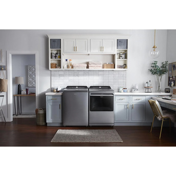 Whirlpool 7.4 cu.ft. Chrome Shadow Gas Front Load Dyer with Sanitize - Energy Star — thumbnail 19