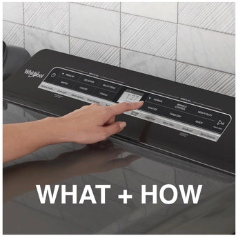 Whirlpool 7.4 cu.ft. Chrome Shadow Gas Front Load Dyer with Sanitize - Energy Star — thumbnail 30