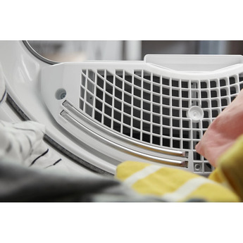 Whirlpool 7.4 cu.ft. Chrome Shadow Gas Front Load Dyer with Sanitize - Energy Star — thumbnail 4