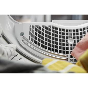 Whirlpool 7.4 cu.ft. White Gas Front Load Dyer with Sanitize - Energy Star — thumbnail 11