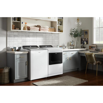 Whirlpool 7.4 cu.ft. White Gas Front Load Dyer with Sanitize - Energy Star — thumbnail 15