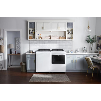 Whirlpool 7.4 cu.ft. White Gas Front Load Dyer with Sanitize - Energy Star — thumbnail 2