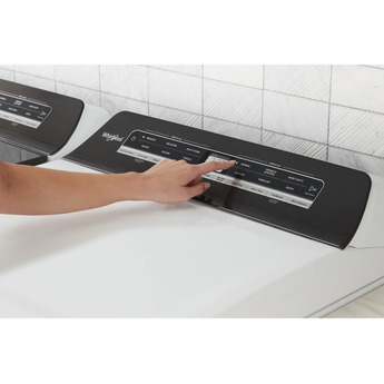 Whirlpool 7.4 cu.ft. White Gas Front Load Dyer with Sanitize - Energy Star — thumbnail 21