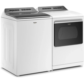 Whirlpool 7.4 cu.ft. White Gas Front Load Dyer with Sanitize - Energy Star — thumbnail 9