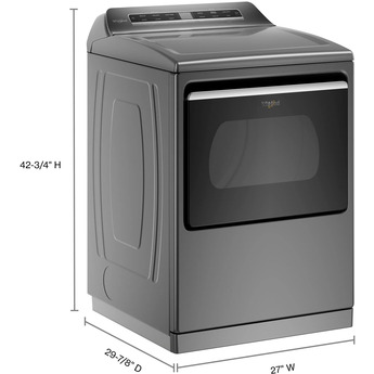 Whirlpool WGD8127LC 27 Inch Gas Dryer with 7.4 cu. ft. Capacity — thumbnail 16