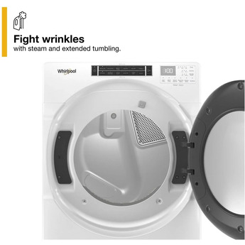 Whirlpool 7.4 cu.ft. White Front Load Gas Dryer with Sanitize - Energy Star — thumbnail 14