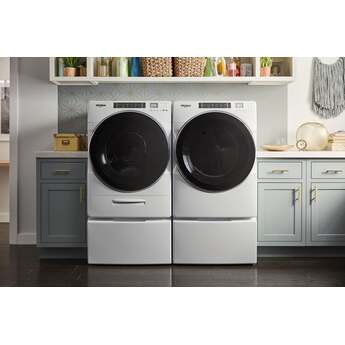Whirlpool 7.4 cu.ft. White Front Load Gas Dryer with Sanitize - Energy Star — thumbnail 16