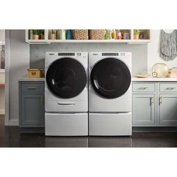 Whirlpool 7.4 cu.ft. White Front Load Gas Dryer with Sanitize - Energy Star — thumbnail 19