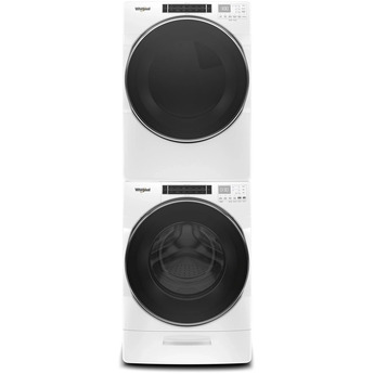 Whirlpool 7.4 cu.ft. White Front Load Gas Dryer with Sanitize - Energy Star — thumbnail 20
