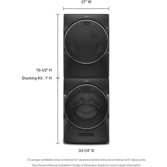 Whirlpool 7.4 cu.ft. White Front Load Gas Dryer with Sanitize - Energy Star — thumbnail 21