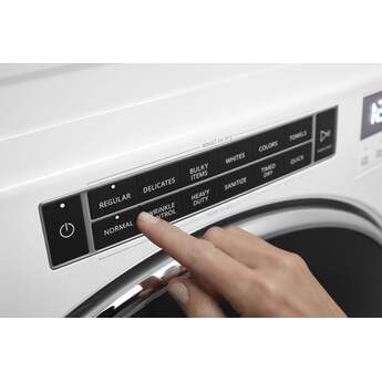 Whirlpool 7.4 cu.ft. White Front Load Gas Dryer with Sanitize - Energy Star — thumbnail 5