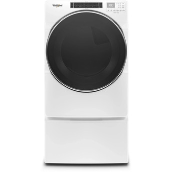 Whirlpool 7.4 cu.ft. White Front Load Gas Dryer with Sanitize - Energy Star — thumbnail 9