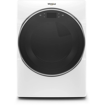 Whirlpool 7.4 cu.ft. White Front Load Gas Dryer with Sanitize & Remote - Energy Star