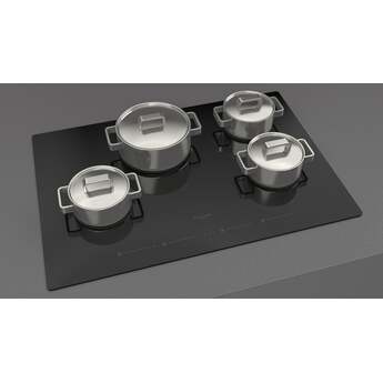 Fulgor Milano F7RT30B1 30 Inch 700 Series Touch Radiant Cooktop, 4 Zone: Glossy Black — thumbnail 2