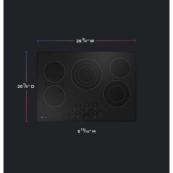 GE Profile PEP9030DTBB 30 Inch Electric Smoothtop Cooktop — thumbnail 23