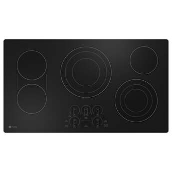 GE Profile PEP9036DTBB 36 Inch Electric Smoothtop Cooktop