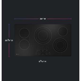 GE Profile PEP9036STSS 36 Inch Electric Smoothtop Cooktop — thumbnail 17