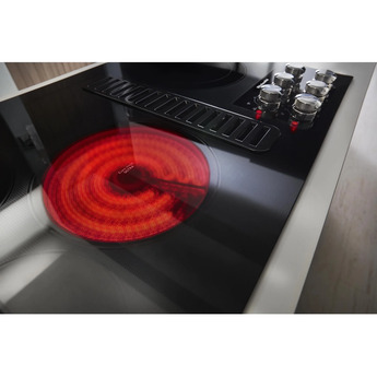 Kitchen Aid KitchenAid 36" Black Smoothtop Electric Cooktop with Downdraft Ventilation — thumbnail 12