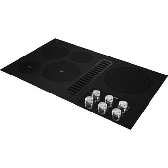 Kitchen Aid KitchenAid 36" Black Smoothtop Electric Cooktop with Downdraft Ventilation — thumbnail 2
