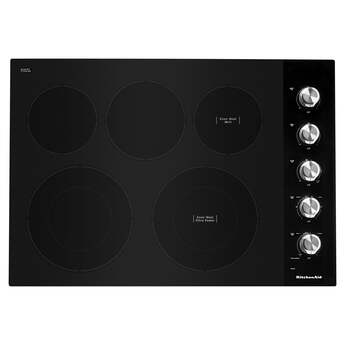 Kitchen Aid KitchenAid 30" Black Ceramic Glass Electric Smoothtop Cooktop