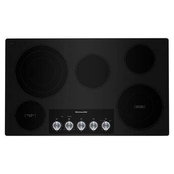 Kitchen Aid KitchenAid 36" Black Ceramic Glass Electric Smoothtop Cooktop