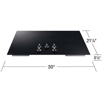 Samsung 30 Inch Electric Cooktop With 5 Zones And Illuminated Knobs, Energy Star Rated: Black — thumbnail 17
