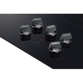Samsung 30 Inch Electric Cooktop With 5 Zones And Illuminated Knobs, Energy Star Rated: Black — thumbnail 2