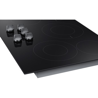 Samsung 30 Inch Electric Cooktop With 5 Zones And Illuminated Knobs, Energy Star Rated: Black — thumbnail 4