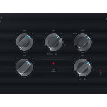 Samsung 30 Inch Electric Cooktop With 5 Zones And Illuminated Knobs, Energy Star Rated: Black — thumbnail 6