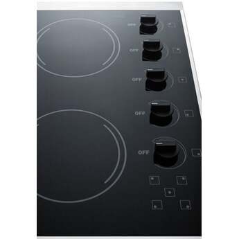 Summit CRS5B13B 27 Inch Electric Smoothtop Cooktop — thumbnail 5