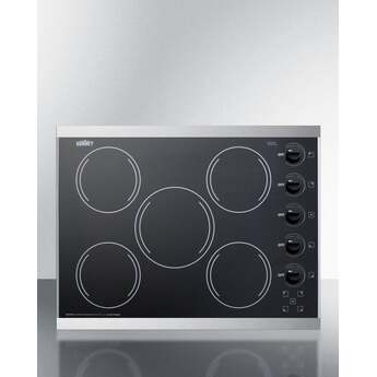 Summit CRS5B13B 27 Inch Electric Smoothtop Cooktop — thumbnail 6