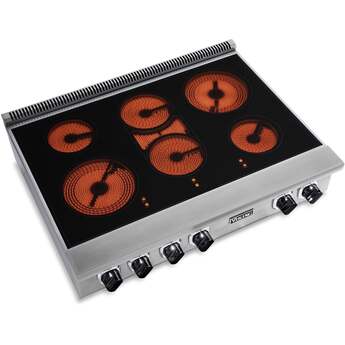 Viking VERT53616BSS 48 Inch Smoothtop Rangetop — thumbnail 7