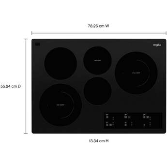 Whirlpool WCE97US0KB 30 Inch Electric Smoothtop Cooktop — thumbnail 9