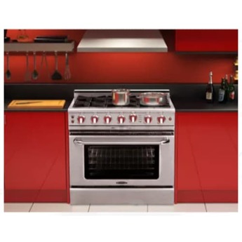 Capital Connoisseurian 30" Stainless Steel Dual Fuel (Liquid Propane) Open Burner Range - Convection — thumbnail 4