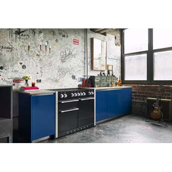 AGA AMC48DFCNB Mercury Series 48 Inch Natural Gas, Dual Fuel Freestanding Range in Cranberry — thumbnail 8