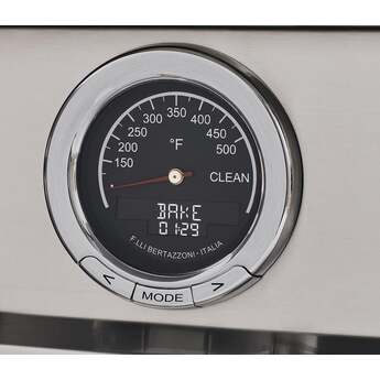 Bertazzoni HER366BCFEPNET Heritage Series 36 Inch Natural Gas, Dual Fuel Freestanding Range in Nero Black — thumbnail 19