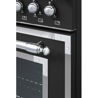 Bertazzoni HER366BCFEPNET Heritage Series 36 Inch Natural Gas, Dual Fuel Freestanding Range in Nero Black — thumbnail 23