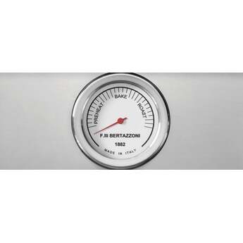 Bertazzoni MAS486GDFMBIV Master Series 48 Inch Natural Gas, Dual Fuel Double Oven Freestanding Range in Bianco White — thumbnail 13